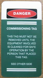 Saftey Tag